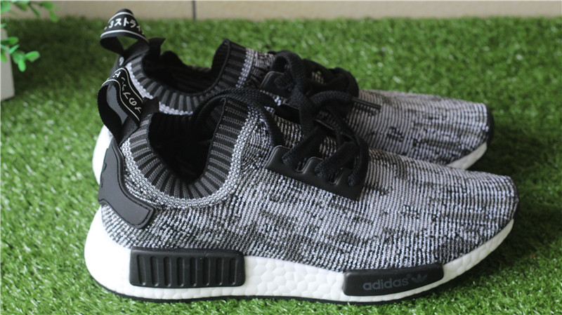 Adidas NMD R1 Primeknit Grey Black Mottled